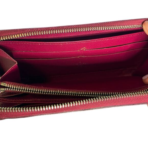 Louis Vuitton Zippy Epi Long Rose Miami Pink Wallet Rare W/box Silver Hardware - Picture 13 of 16